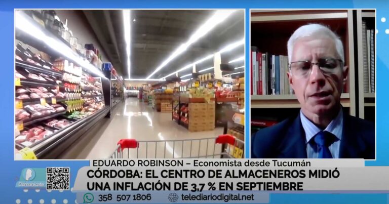 Eduardo Robinson explica sobre el índice de la pobreza