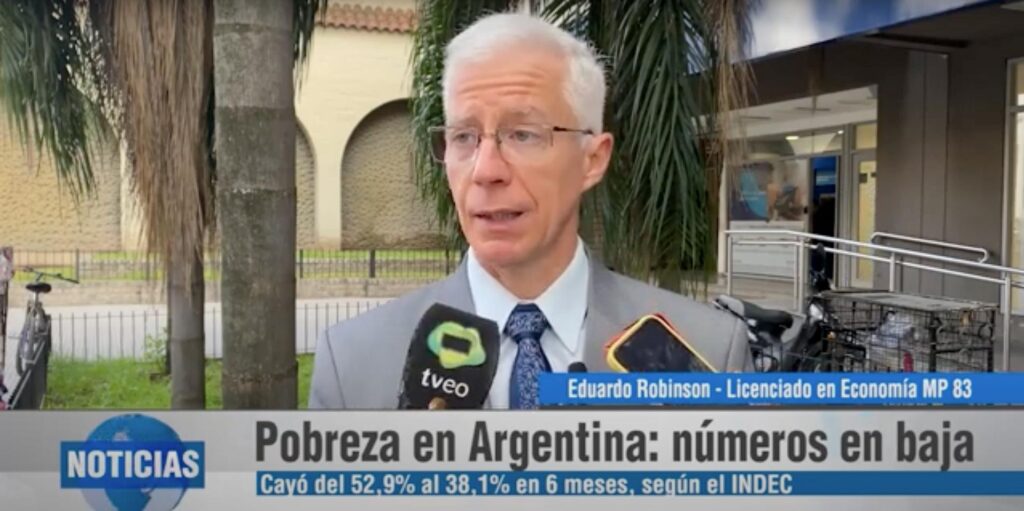Robinson explica cómo reflejan los indicadores la pobreza en Argentina