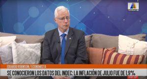 Robinson explica la inflación de julio.